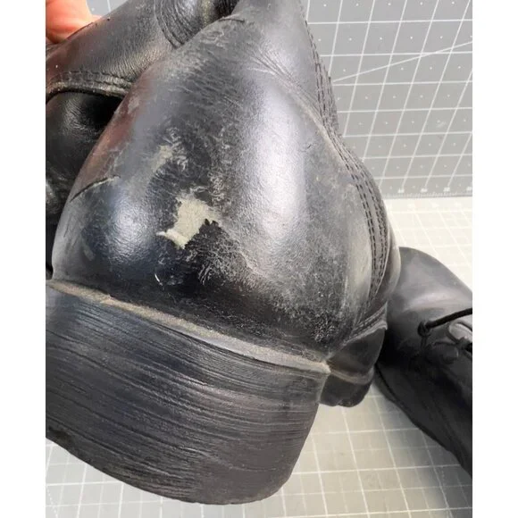 Vintage US Army Combat Jump Boots Lug Sole Men’s 9 Wide (EE) 1980’s Leather - Picture 6 of 9